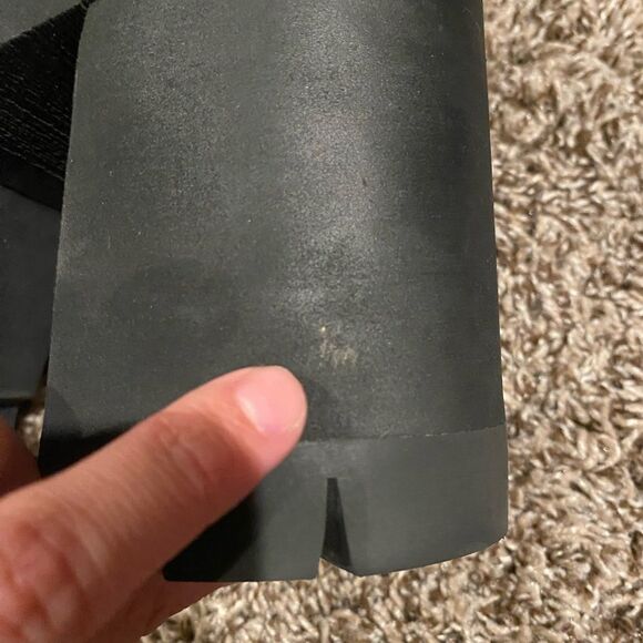 ❤️SALE ❤️Dolls Kill Goth Platforms Deep Black Silver Buckles  Accents Size 8 - Picture 13 of 13